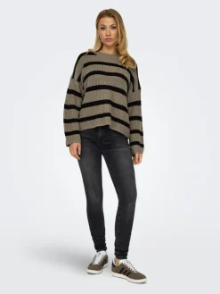 Justy Striktrøje, Walnut, S