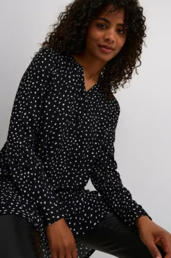 KAmarana Kjole, Black/Chalk Dots, 44