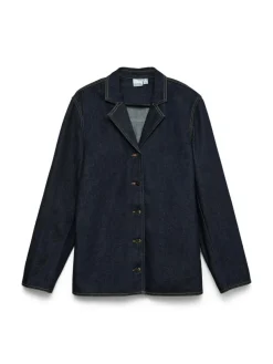 Kanika Denim Blazer Dark Blue Denim, L