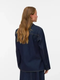 Kanika Denim Blazer Dark Blue Denim, L