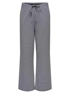 Karen Wide Bukser, White/Black, M