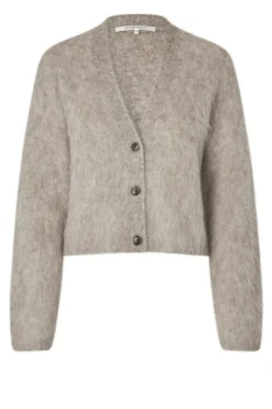 Karla Knit Cardigan, Pumice Stone, M