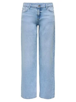 Katie Lavtaljede Jeans, Light Blue Denim, M/L32