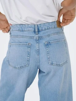 Katie Lavtaljede Jeans, Light Blue Denim, M/L32