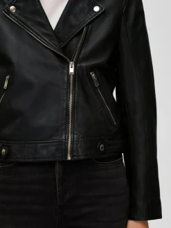 Katie Læderjakke, Black, 40