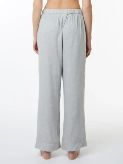 Katrine Pyjamasbukser, Light Grey Melange, XL