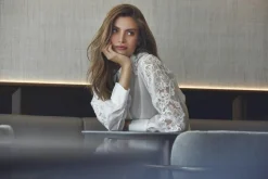 KawaCC Embroidery Skjorte, White, L