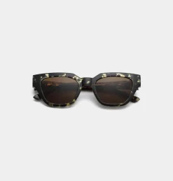 Kaws Solbriller, Black/Yellow Tortoise