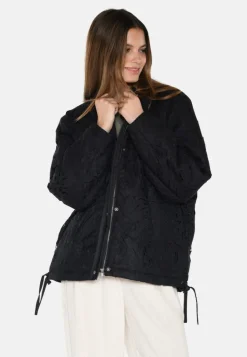 Kaylie Broderie Jakke, Black, 42