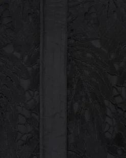 Kaylie Broderie Jakke, Black, 42