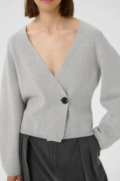 KayllaIW Cardigan, Granite Melange, XL