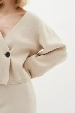 KayllaIW Cardigan, Haze Melange, L