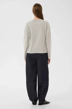 KBEtta Cardigan, Light Grey Melange, XXL