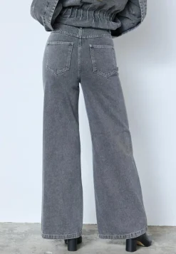 KellanCC Button Jeans, Mid Grey, XL