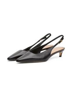 Kitten Slingback Højhælede Sko, Black, 39