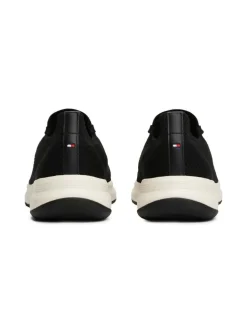 Knit Runner Sneakers, Black, 39