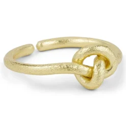 Knot Ring, Gold Plated