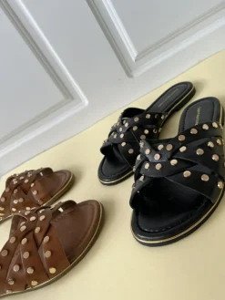 Lala Slippers, Cognac, 40