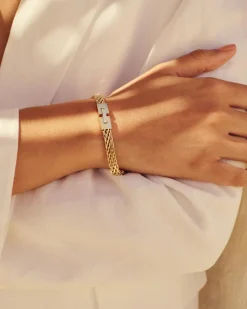 Lana Armbånd, Gold, 18 cm