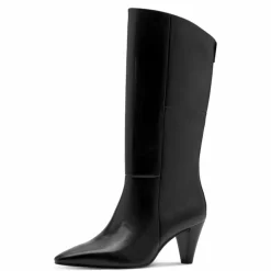 Lange Støvler, Black Leather, 40