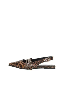 Laura Slingback Ballerinasko, Beige Leo, 40