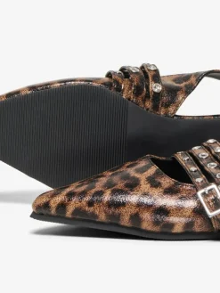 Laura Slingback Ballerinasko, Beige Leo, 40