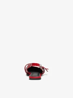 Laura-5 Slingback Buckle Ballerinasko, High Risk Red, 38