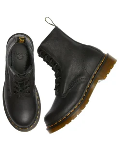 Læder Ankelstøvle, Sort, 39