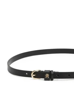 Læder Bælte, Black, 85 cm