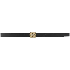 Læderbælte, Black, 85 cm