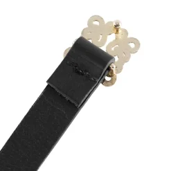 Læderbælte, Black, 85 cm