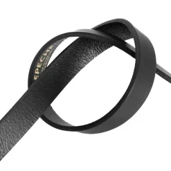 Læderbælte, Black, 85 cm