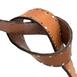 Læderbælte, Cognac, 95 cm