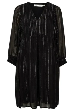 LeatrixIW Kjole, Sort, 36