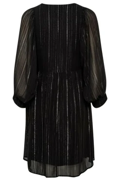 LeatrixIW Kjole, Sort, 36