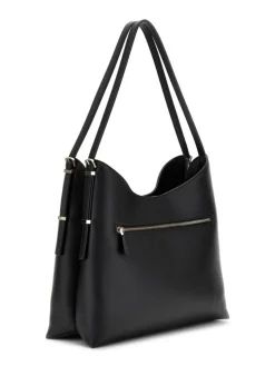 Lefia Large Hobo Skuldertaske, Black