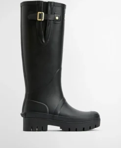 Leighton Tall Welly Gummistøvler, Black, 41