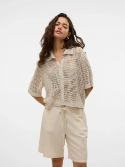 Leilani Glitter Cardigan, Birch, M