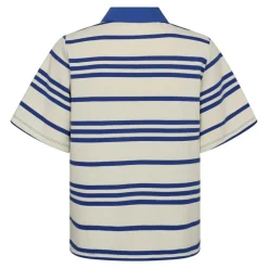 LennonCC Stripe Polo T-shirt, New Blue, S