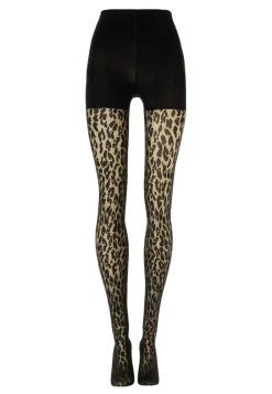 Leo Control Top Tights, Black/Black, M