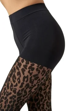 Leo Control Top Tights, Black/Black, M
