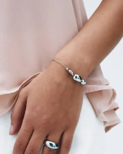 Leora Armbånd, Steel, 15,5-18,5 cm