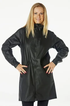 Liesa Regnjakke, Sort, 34