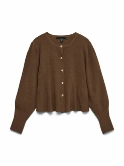 Light Fitted Cardigan, Carafe, XL