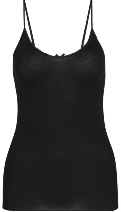 Light Spaghetti Top, Black, M