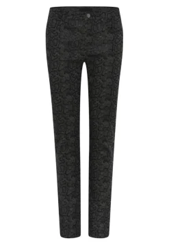 Lina Long 5-pocket Bukser, Snake Lurex, 40