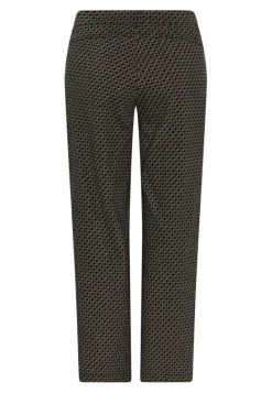 Lina Wide Leg Bukser, Bronze Pattern, 40