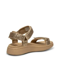 Line Glitter Sandaler, Coffee Cream, 42
