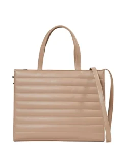 Line Quilt Medium Tote Taske, Chanterelle