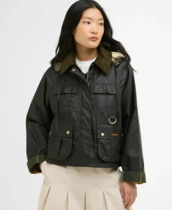 Liza Wax Jakke, Fern/Ancient, 38